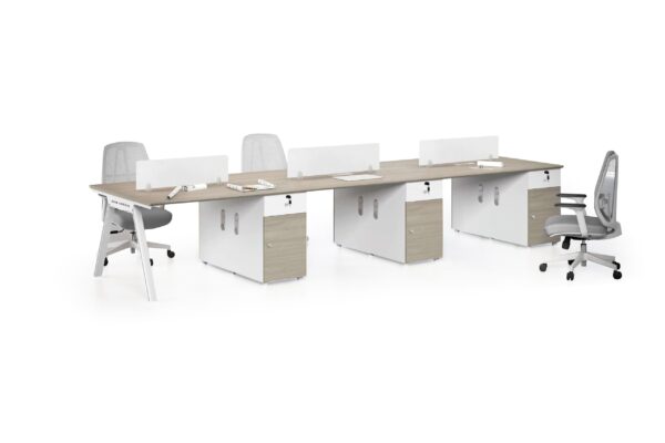 محطة عمل مكتبية – مُصنّعة حسب الطلب من مصنع رويا للأثاث المكتبي 1009