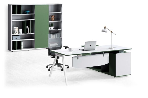 Office Desk with Cabinet – Custom Made by Roya Office Furniture Factory 1224