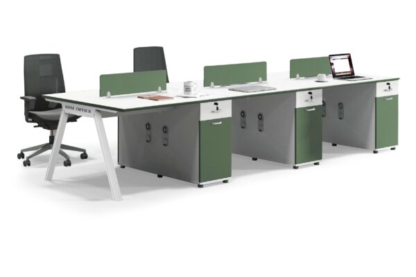 محطة عمل مكتبية – مُصنّعة حسب الطلب من مصنع رويا للأثاث المكتبي 1019