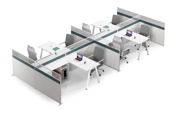 محطة عمل مكتبية – مُصنّعة حسب الطلب من مصنع رويا للأثاث المكتبي 1018