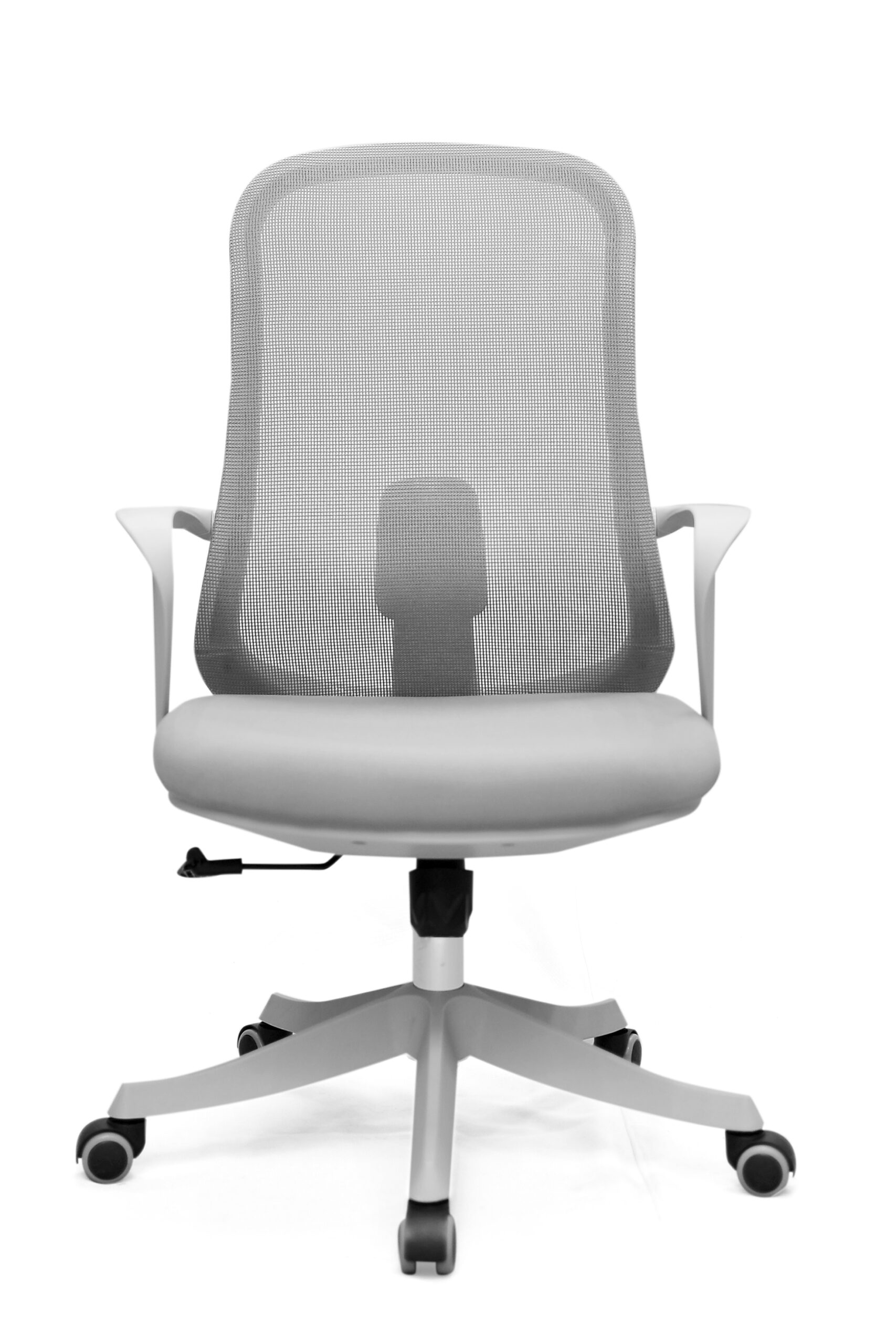 كرسي شبك دوار بلون رمادي /FS-31-B